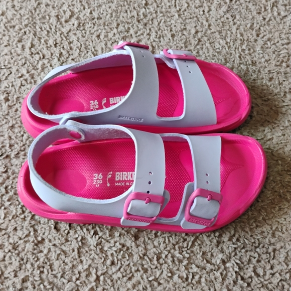 Birkenstock Girls Mogami Sandal Pink/Purple - Picture 7 of 7